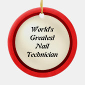 Le plus grand ornement de technicien du clou du (Dos)