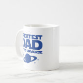 Le Plus Grand Papa De L'Univers Café Mug (Devant gauche)