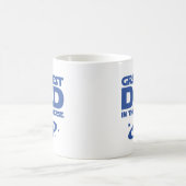 Le Plus Grand Papa De L'Univers Café Mug (Centre)