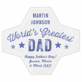 Le plus grand papa et le message personnel du mond (Plat)