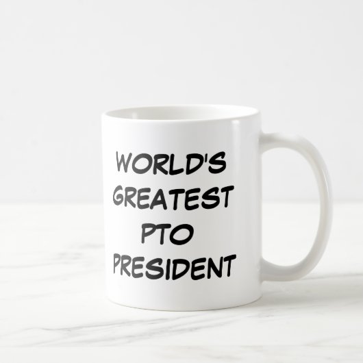 "Le plus grand président" tasse du PTO du monde (Droite)