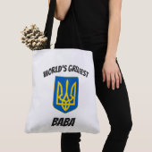 Le plus grand sac fourre-tout à Tryzub d'Ukrainien (De près)
