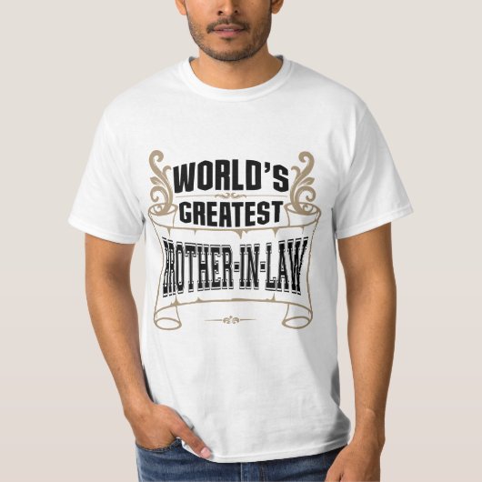 Le plus grand T-shirt du beau-frère du monde (Devant)