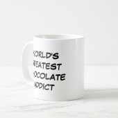 "Le plus grand toxicomane au monde" Mug (Devant gauche)