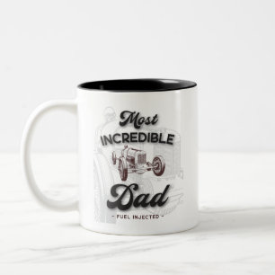 Le plus incroyable papa course voiture Mug