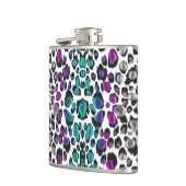 Le plus joli de léopard flacon turquoise violet (Gauche)