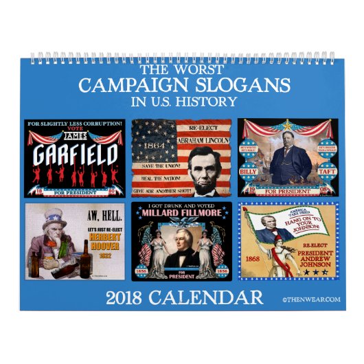 Le plus mauvais calendrier des slogans 2018 de (Protection)