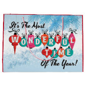 Le Plus Merveilleux Moment De L'Année Sac Cadeau (Dos)