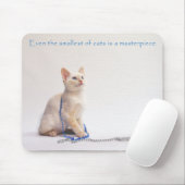 Le plus petit du tapis de souris de chats : Farrah (Avec souris)