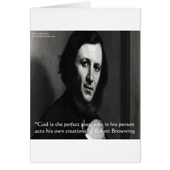 Le poète parfait de Dieu Robert Browning (Devant)