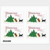 Le point de vue du chat sur les étiquettes cadeaux (Feuille)