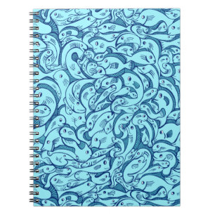 Le poisson bleu dans le Carnet de la spirale marin