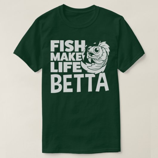 Le poisson fait la vie Betta Classic TShirt (Design devant)