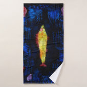 Le poisson rouge, Paul Klee (Serviette de bain)