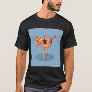Le Poisson Steve Tekening TikTok Lied T-shirt