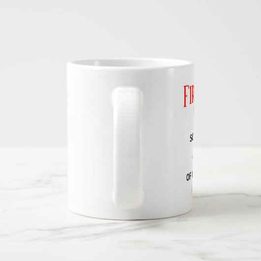 Le pompier, c'est le Coffee Mug (Dos)