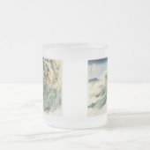 Le Pont Cloud suspendu, Hokusai, 1834 Mug (Centre)