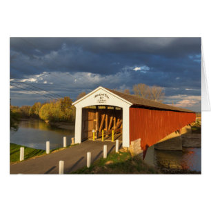 Le pont couvert Medora construit en 1875