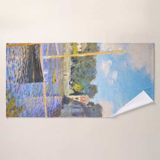 Le pont d'Argenteuil, Monet (Serviette de bain)