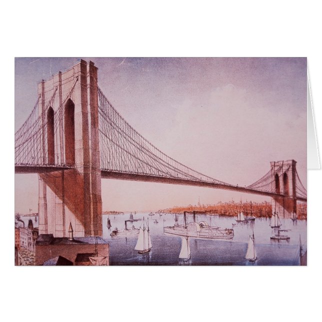 Le pont de Brooklyn (Devant horizontal)