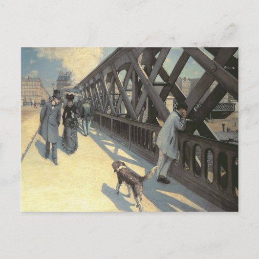 Le Pont de L'Europe, 1876 Briefkaart (Voorkant)