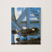 Le Pont de l'Europe by Gustave Caillebotte Legpuzzel (Verticaal)