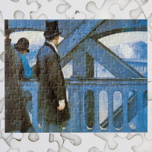 Le Pont de l'Europe by Gustave Caillebotte Legpuzzel