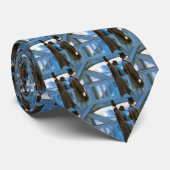 Le Pont de l'Europe by Gustave Caillebotte Stropdas (Opgerold)