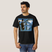 Le Pont de l'Europe by Gustave Caillebotte T-shirt (Voorkant volledig)