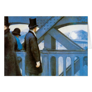 Le Pont de l'Europe door Gustave Caillebotte