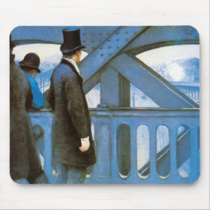 Le Pont de l'Europe door Gustave Caillebotte Muismat