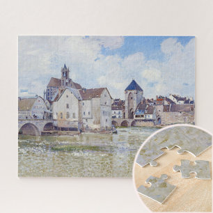 Le Pont de Moret, Alfred Sisley Legpuzzel