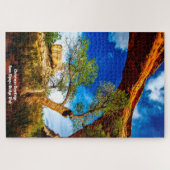 Le pont de Sipapu dans l'Utah. Jigsaw Puzzle (Horizontal)