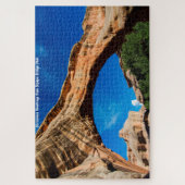 Le pont de Sipapu dans l'Utah. Jigsaw Puzzle (Vertical)