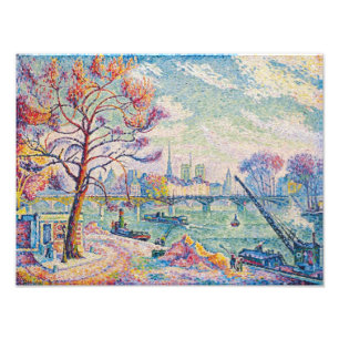 Le Pont Des Arts Parijs Paul Signac Foto Afdruk