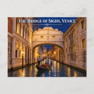Le Pont des Soupirs Venise Italie Carte Postale
