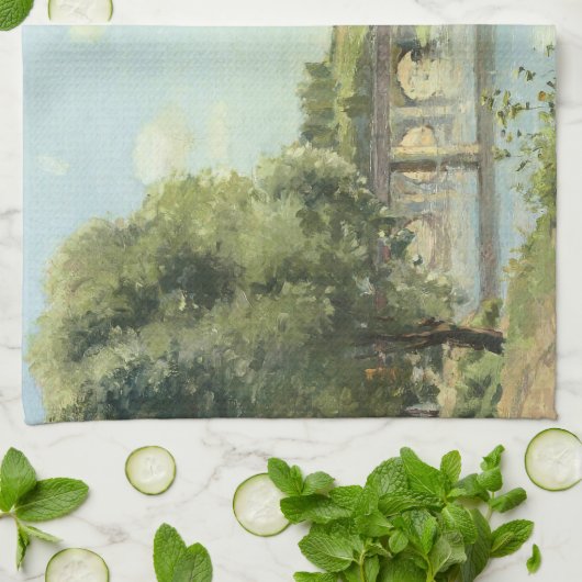 Le Pont du Chemin de Fer Camille Pissarro Theedoek (Gevouwen)