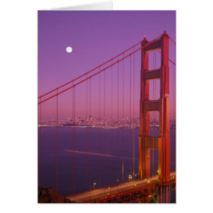 Le pont du Golden Gate peu après le coucher du sol