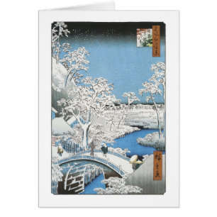 Le pont du tambour, Hiroshige, 1856-58