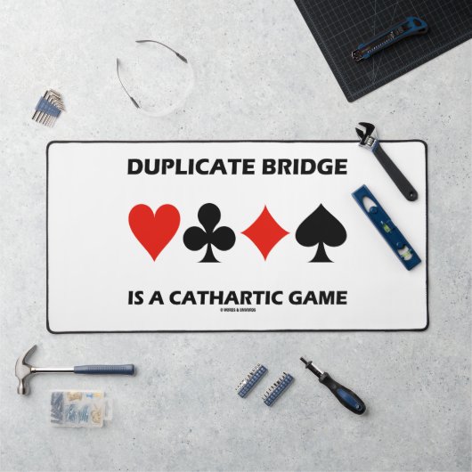 Le Pont Dupliqué Est Une Carte De Jeu Cathartique  (Poste de travail)