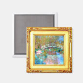 Le pont japonais par Claude Monet Magnet (Recto/Verso)