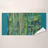 Le pont japonais (Water-Lily Pond), Monet (Serviette de bain)