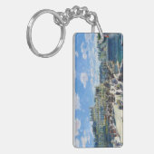 Le Pont-Neuf, Paris Pierre Auguste Renoir schilder Sleutelhanger (Voorkant Links)