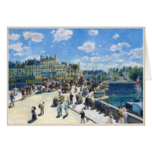 Le Pont-Neuf, peinture de Paris Pierre Auguste