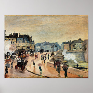 Le Pont Neuf van Claude Monet Poster