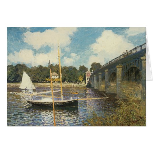 Le pont routier à Argenteuil par Claude Monet (Devant horizontal)