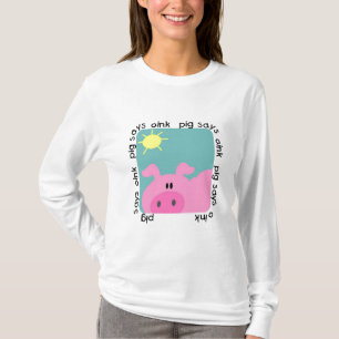 Le porc indique krouik-krouik des T-shirts et des