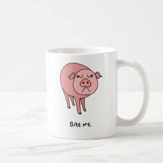 Le porc me mordent tasse