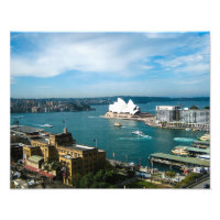 Le port de Sydney et l'opéra - Photo Print