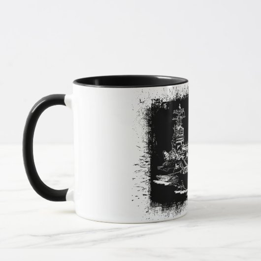 Le porte-avions Theodore Roosevelt Mug (Gauche)
